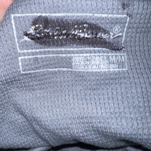 Eddie Bauer Waffle Knit Long Sleeve Shirt - Picture 7 of 11